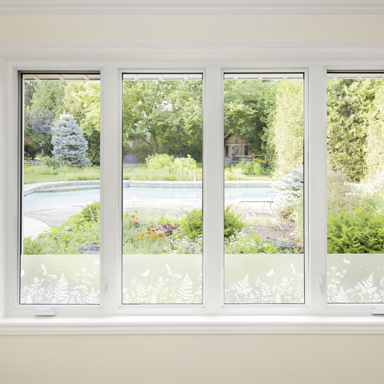 Fensterfolie static window border Meadow image number null